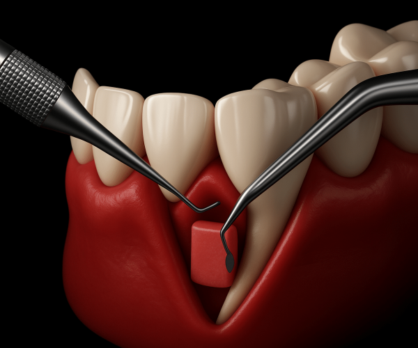 Greffe gingivale pour déchaussement dentaire