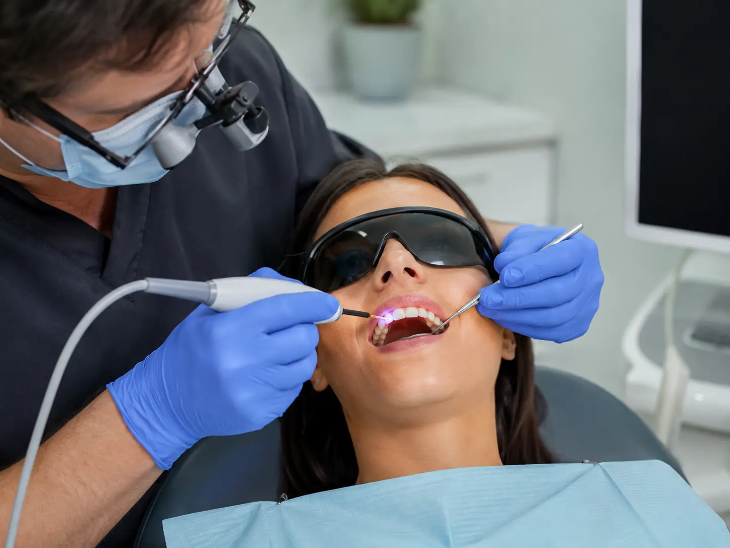 Gingivectomie au cabinet dentaire