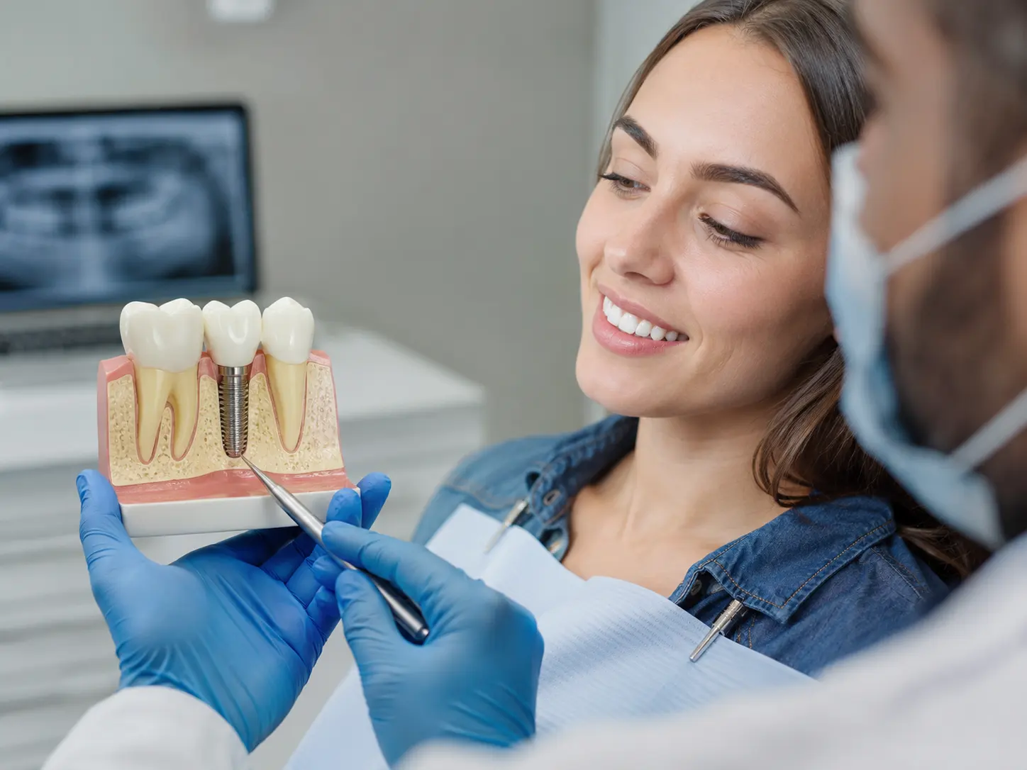 Traitement par implants dentaires