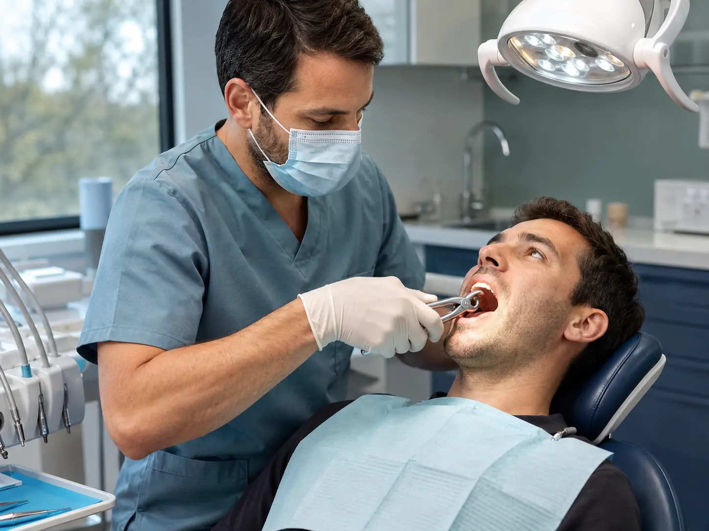 Extraction dentaire en dernier recours